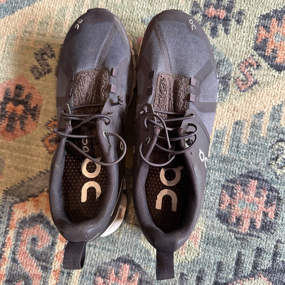 On cloud shoes